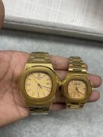 Replica Patek Philippe Nautilus Yellow Gold Watch For Men or Ladies